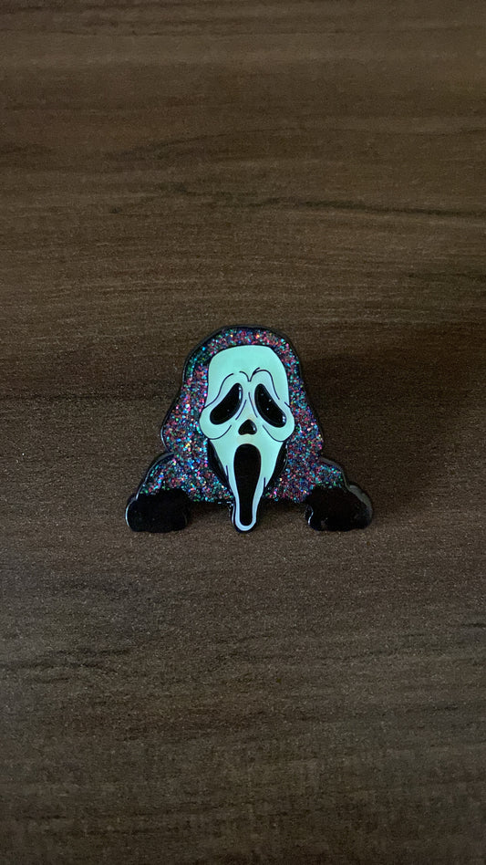 Ghost face Enamel Pin